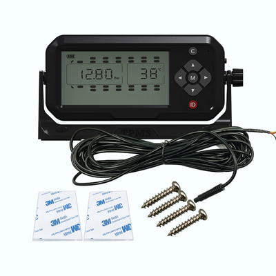 صفحه نمایش ال سی دی سیگنال RS232 TPMS Solutions سوئیچ های 250Psi برای 2-26 چرخ