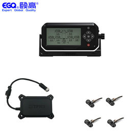 سیستم مانیتورینگ فشار لاستیک صفحه نمایش LCD RV قابل شارژ