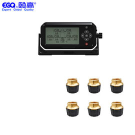 سیستم کنترل فشار تایر چرخ های زمان واقعی 433.92 MHZ 6 چرخ