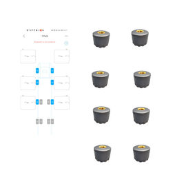EGQ BLE 4.0 سیستم مانیتورینگ فشار تایر 2.4 گیگاهرتز بلوتوث خودرو TPMS