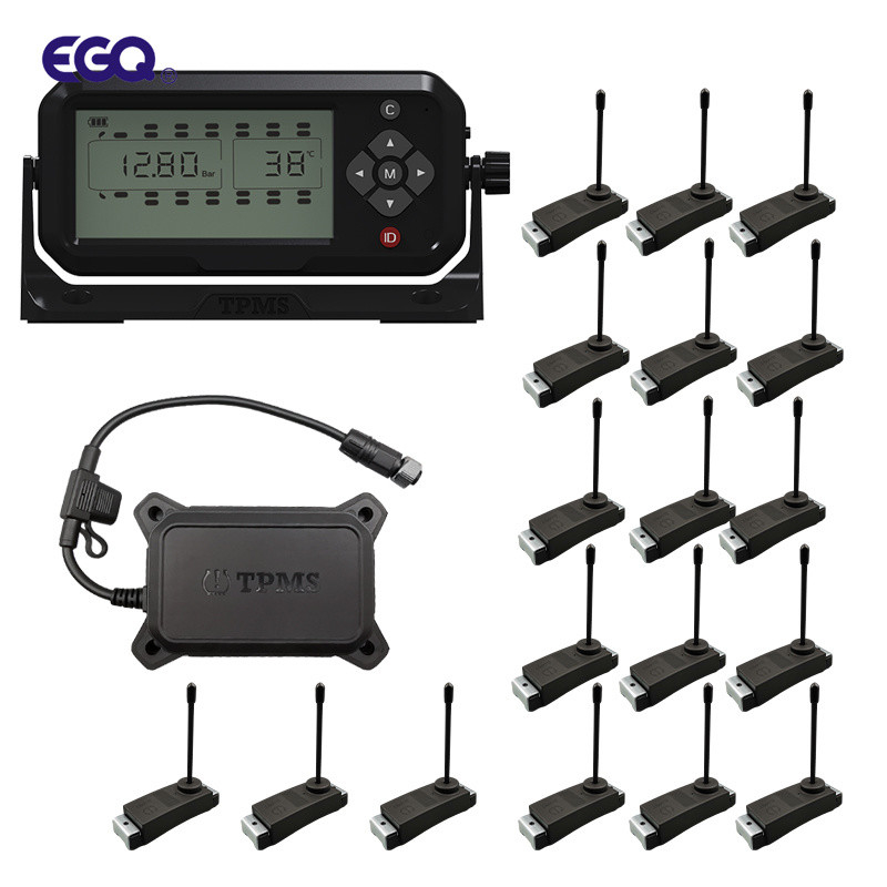 سیستم TPMS ماشین 18 چرخ 433.92 مگاهرتز 12 میلی آمپر سیستم مانیتور فشار تایر 203psi