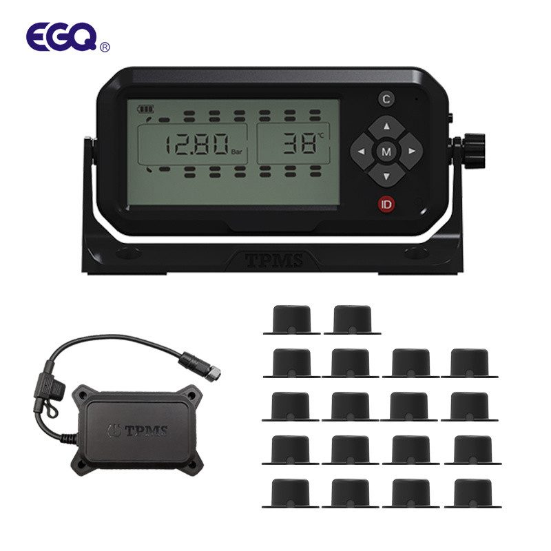 سیستم مانیتورینگ فشار لاستیک کامیون های سنگین 12 چرخ TPMS برای کامیون های سنگین