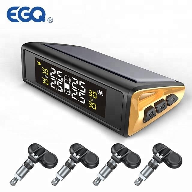 بهترین کیفیت تبلیغاتی هشدار صوتی هشدار خودکار برق خورشیدی TPMS مانیتور فشار تایر نظارت بر فشار باد تایر