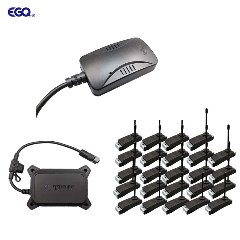 یکپارچه سازی سیستم خودرو 24 چرخ فرمت داده استاندارد 232 گیرنده دیجیتال TPMS با عمر باتری 3 سال