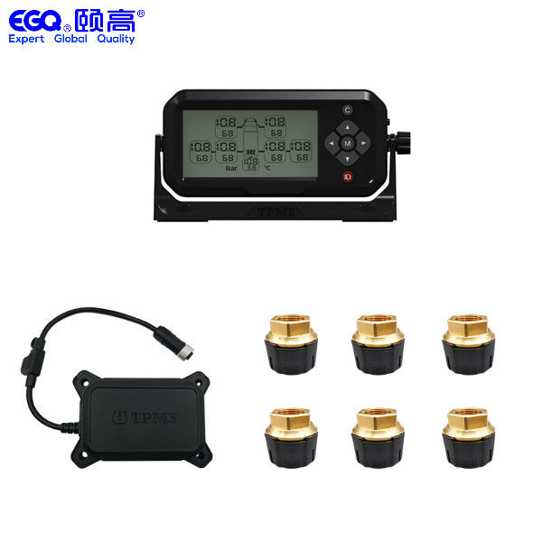 سیستم مانیتورینگ فشار تایر LCD RV سیستم TPMS سیستم ورودی ACC خروجی RS232