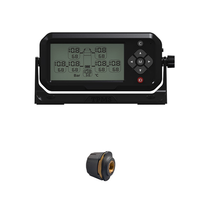 نمایشگر LCD فشار یک تایر اتوبوس TPMS سیستم کنترل فشار تایر