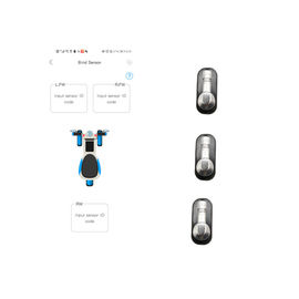 بلوتوث با زمان واقعی بلوتوث TPMS سه چرخه عقب